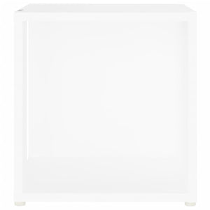 Tavolino Bianco 33x33x34,5 cm in Legno Multistrato 809008