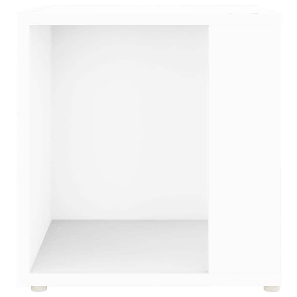 Tavolino Bianco 33x33x34,5 cm in Legno Multistrato