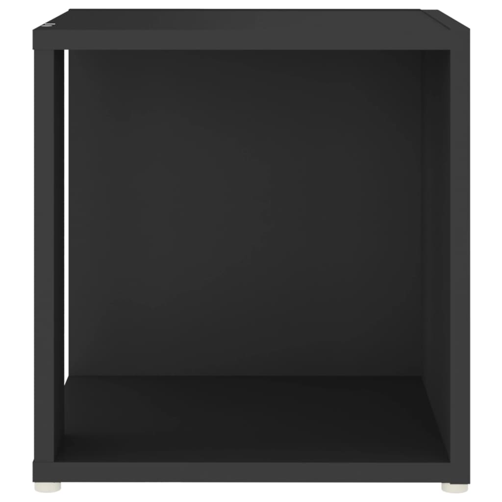 Tavolino Nero 33x33x34,5 cm in Truciolato 809009