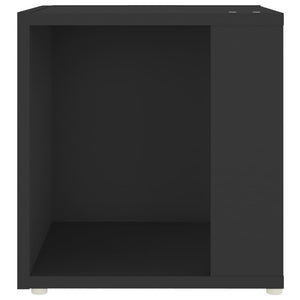 Tavolino Nero 33x33x34,5 cm in Truciolato 809009