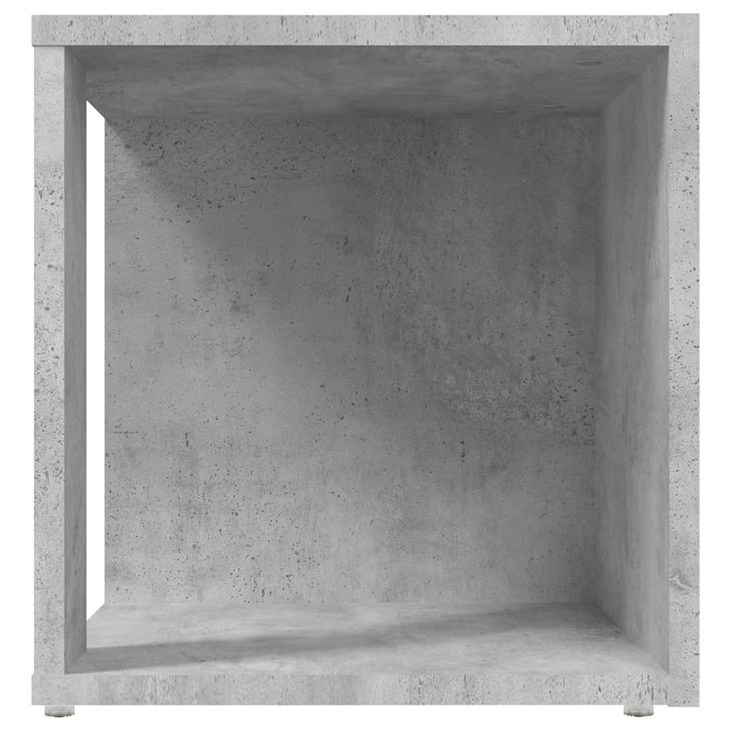 Tavolino Grigio Cemento 33x33x34,5 cm in Truciolato cod mxl 11866