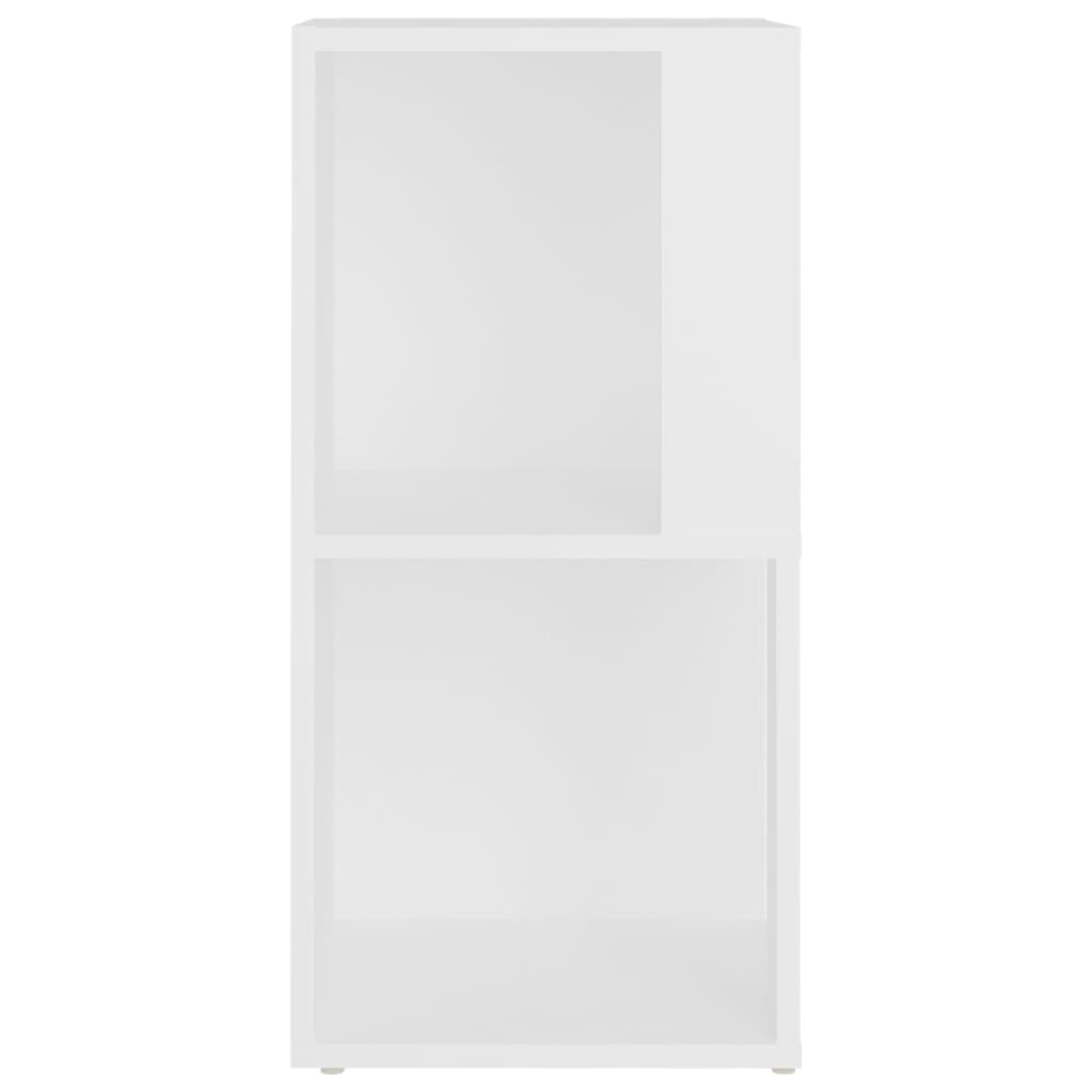 Pensile Angolare Bianco 33x33x67 cm in Legno Multistrato 809017