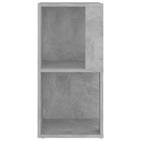 Armadio Angolare Grigio Cemento 33x33x67 cm in Truciolato 809021