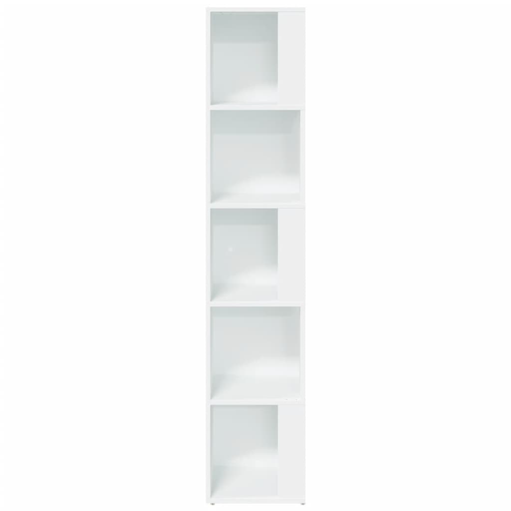 Armadio Angolare Bianco 33x33x164,5 cm in Truciolato 809044