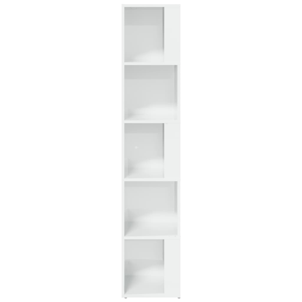 Armadio Angolare Bianco Lucido 33x33x164,5 cm in Truciolato cod mxl 50158