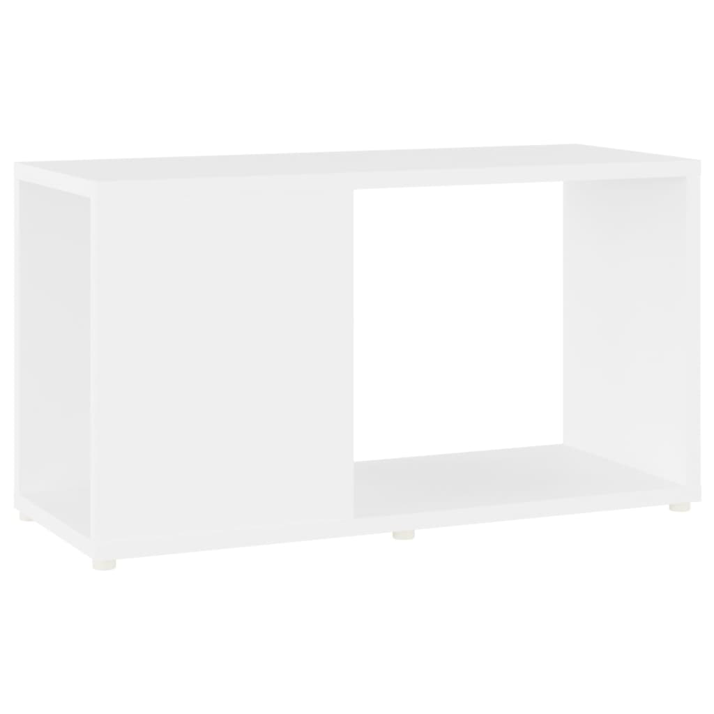 Mobile Porta TV Bianco 60x24x32 cm in Legno Multistrato 809053