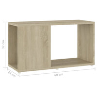 Mobile TV Rovere Sonoma 60x24x32 cm in Truciolato cod mxl 15373