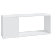 Mobile Porta TV Bianco 80x24x32 cm in Legno Multistrato