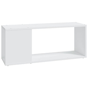 Mobile Porta TV Bianco 80x24x32 cm in Legno Multistrato