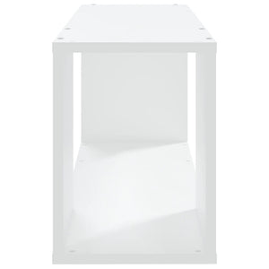 Mobile Porta TV Bianco 80x24x32 cm in Legno Multistrato