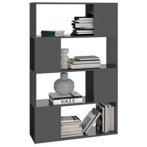 Libreria/Divisorio Grigio Lucido 80x24x124,5 cm cod mxl 12080