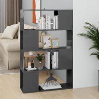 Libreria/Divisorio Grigio Lucido 80x24x124,5 cm cod mxl 12080