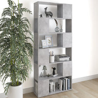 Libreria/Divisorio Grigio Cemento 80x24x186 cm in Truciolato cod mxl 57979