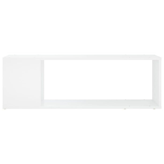 Mobile Porta TV Bianco 100x24x32 cm in Legno Multistrato 809161