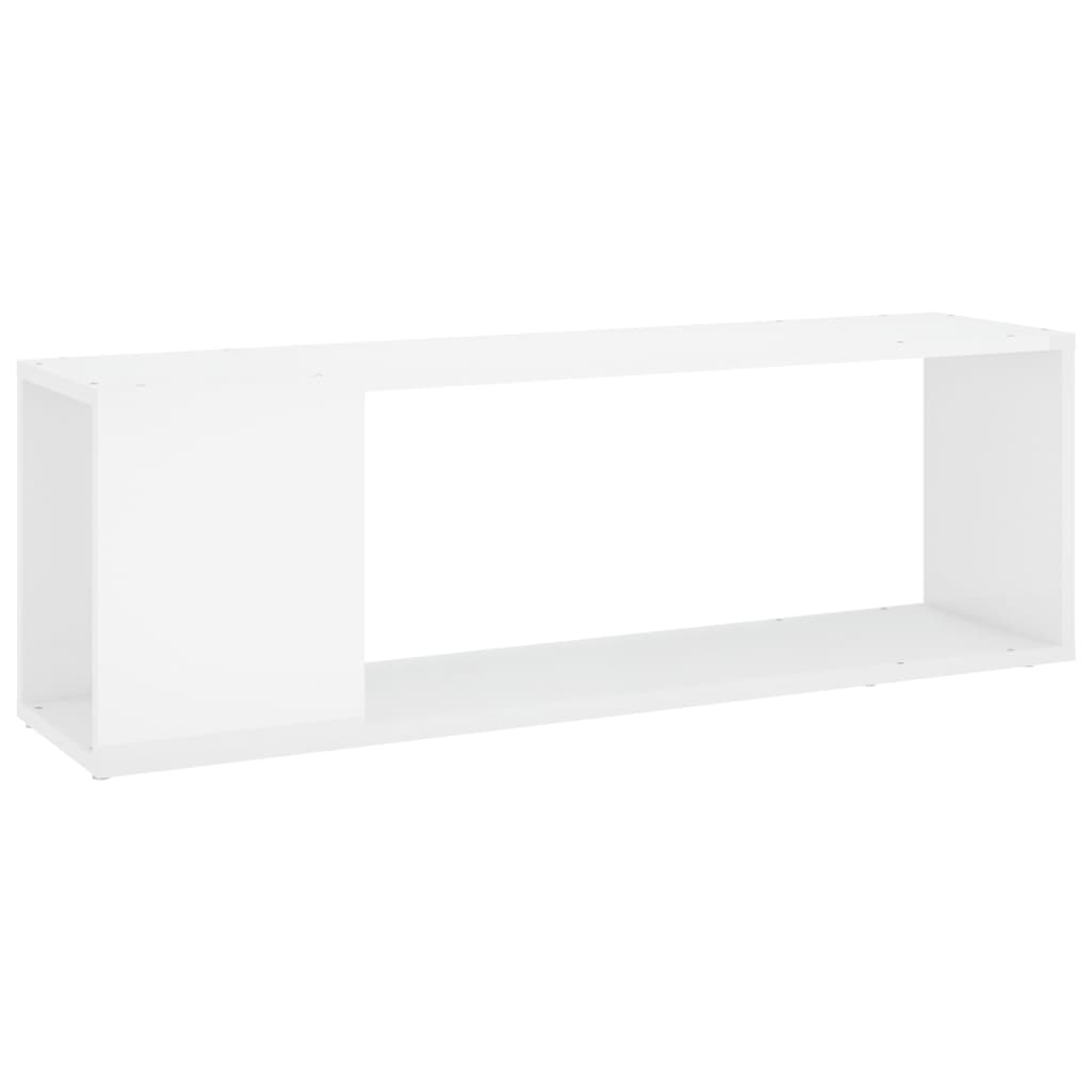 Mobile TV Bianco Lucido 100x24x32 cm in Truciolato cod mxl 13688