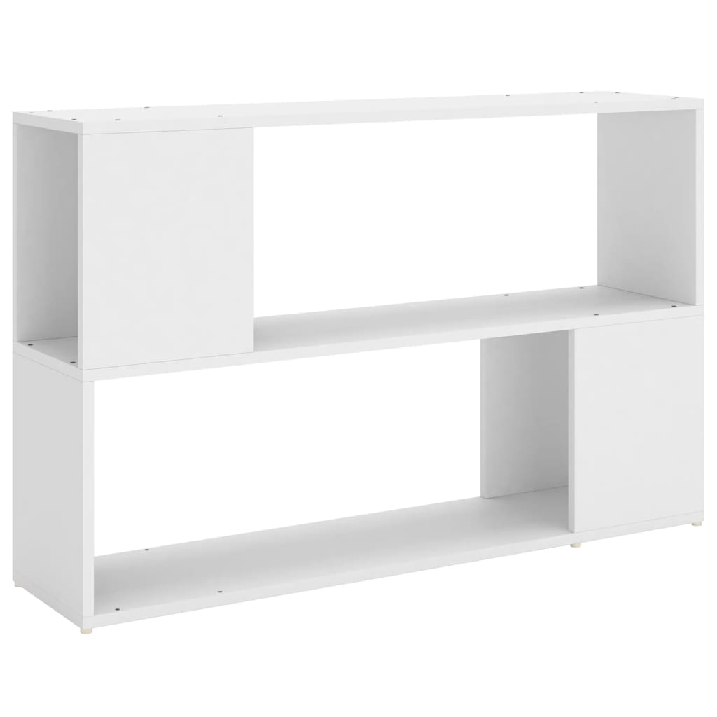 Libreria Bianca 100x24x63 cm in Legno Multistrato