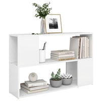 Libreria Bianca 100x24x63 cm in Legno Multistrato