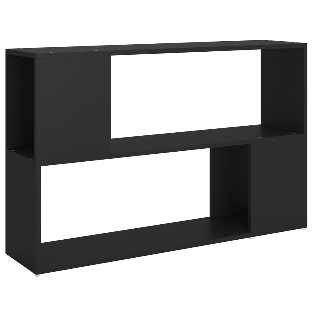 Libreria Nera 100x24x63 cm in Truciolato 809171