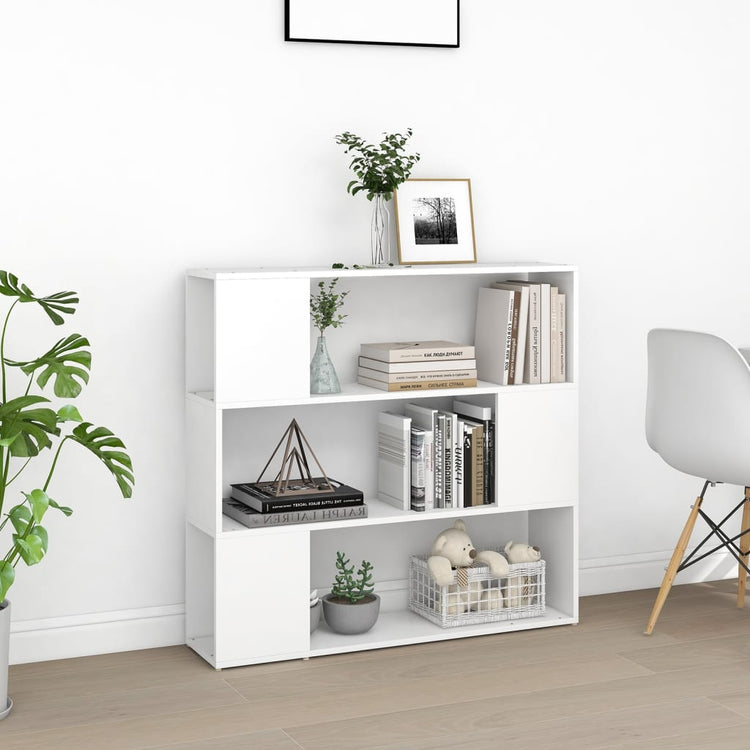 Libreria/Divisorio Bianco 100x24x94 cm cod mxl 12743