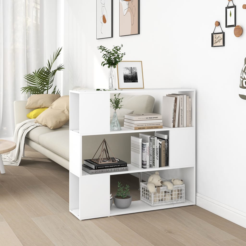 Libreria/Divisorio Bianco 100x24x94 cm cod mxl 12743