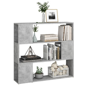 Libreria/Divisorio Grigio Cemento 100x24x94 cm 809183