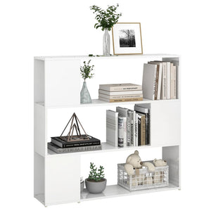 Libreria/Divisorio Bianco Lucido 100x24x94 cm cod mxl 15064