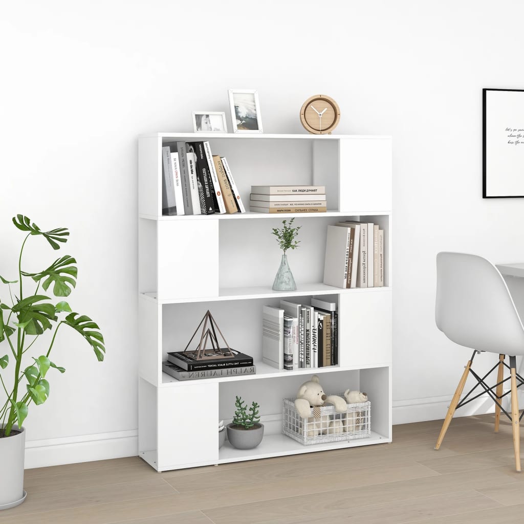 Libreria/Divisorio Bianco 100x24x124 cm 809188