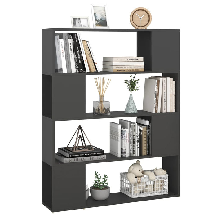 Libreria/Divisorio Grigio 100x24x124 cm cod mxl 17479