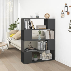 Libreria/Divisorio Grigio 100x24x124 cm cod mxl 17479