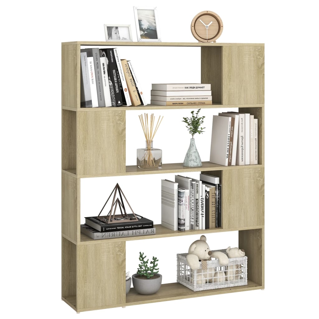 Libreria/Divisorio Rovere Sonoma 100x24x124 cm cod mxl 9503