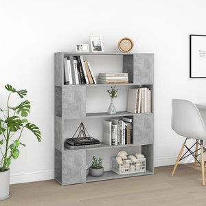 Libreria/Divisorio Grigio Cemento 100x24x124 cm cod mxl 14888