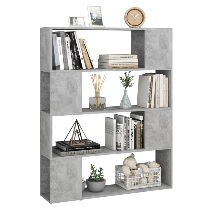 Libreria/Divisorio Grigio Cemento 100x24x124 cm cod mxl 14888