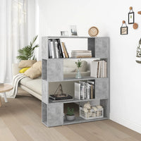 Libreria/Divisorio Grigio Cemento 100x24x124 cm cod mxl 14888