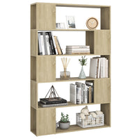 Libreria/Divisorio Rovere Sonoma 100x24x155 cm in Truciolato cod mxl 22633