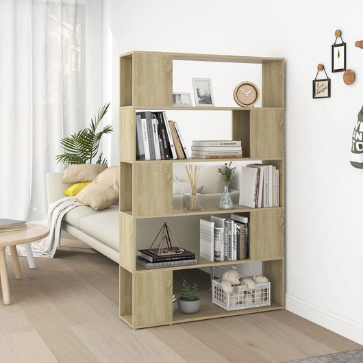 Libreria/Divisorio Rovere Sonoma 100x24x155 cm in Truciolato cod mxl 22633