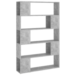 Libreria/Divisorio Grigio Cemento 100x24x155 cm in Truciolato 809201