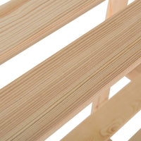 Scaffale a 3 Livelli 80x28,5x90 cm in Legno Massello di Pino cod mxl 50939