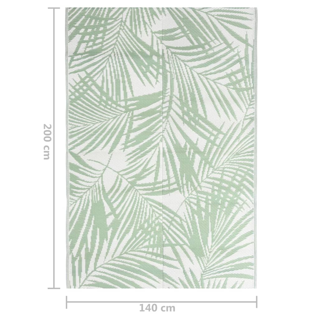 Tappeto da Esterno Verde 140x200 cm in PP cod mxl 57832