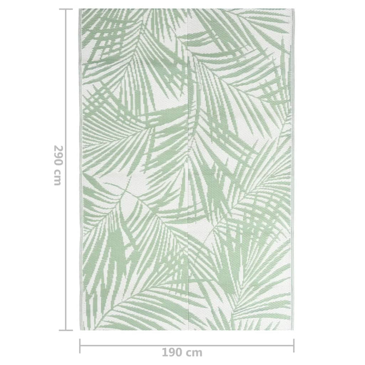 Tappeto da Esterno Verde 190x290 cm in PP cod mxl 78072