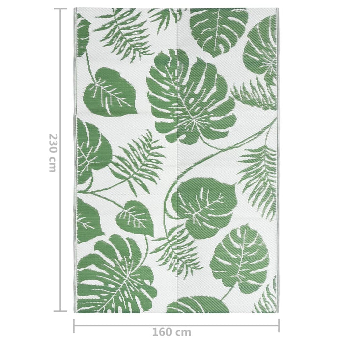 Tappeto da Esterno Verde 160x230 cm in PP cod mxl 61098