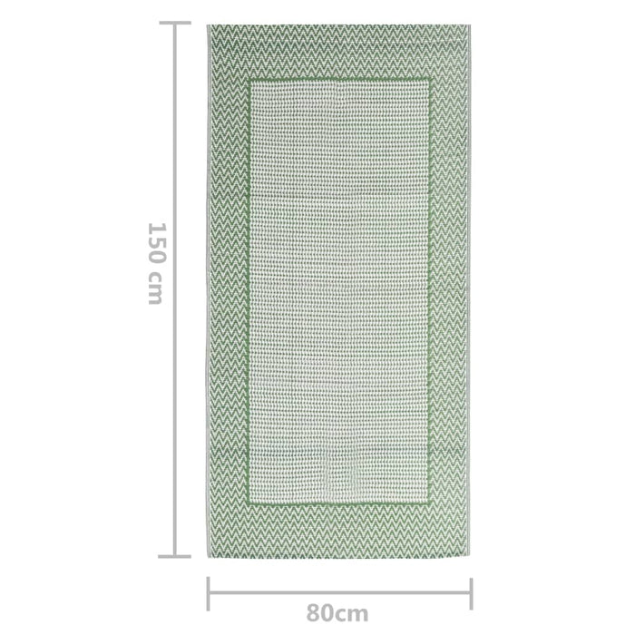 Tappeto da Esterni Verde 80x150 cm in PP cod mxl 67588