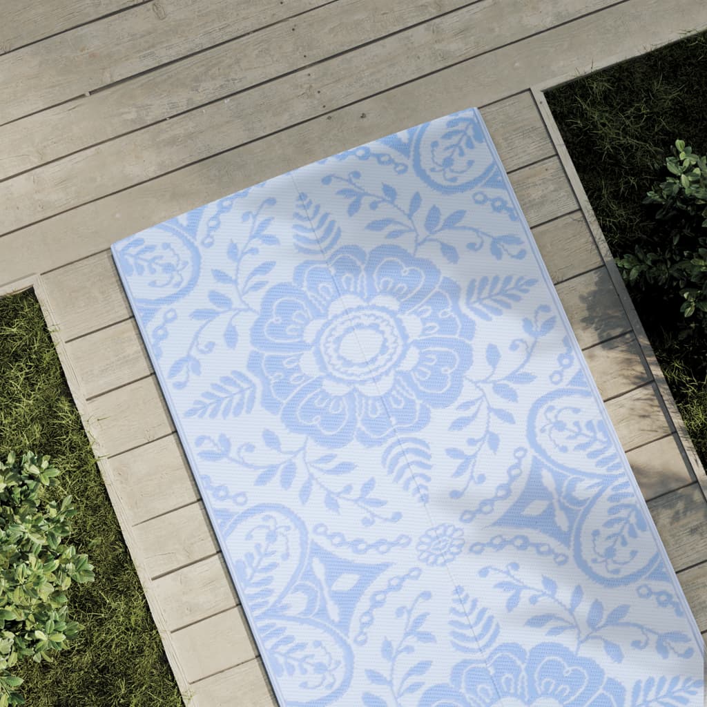 Tappeto da Esterni Blu Baby 80x250 cm in PP 317033