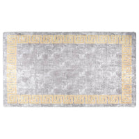 Tappeto Lavabile 190x300 cm Grigio Antiscivolo 337938