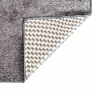 Tappeto Lavabile 160x230 cm Grigio Antiscivolo 337961