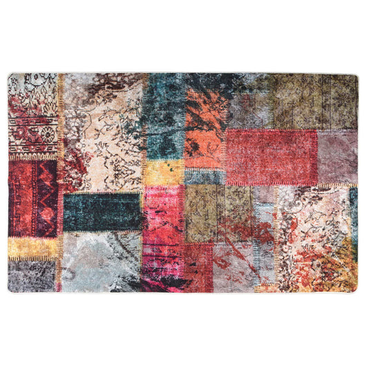 Tappeto Lavabile Patchwork 160x230 cm Multicolore Antiscivolo 337967