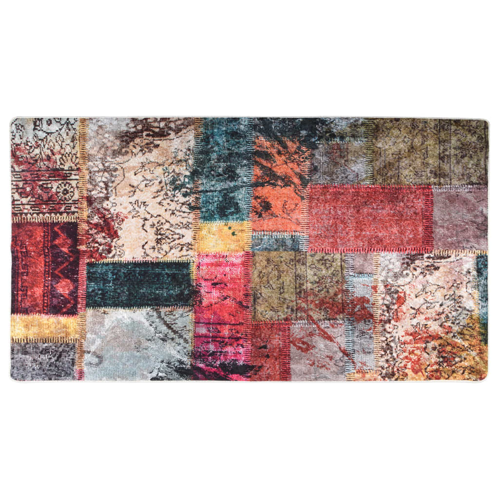 Tappeto Lavabile Patchwork 190x300 cm Multicolore Antiscivolo cod mxl 76472