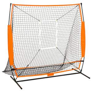 Rete da Allenamento Multisport Baseball Nera 174x76x158,5 cm