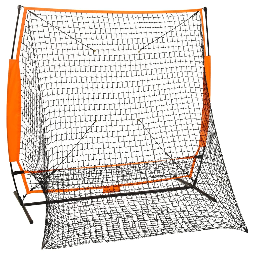 Rete da Allenamento Multisport Baseball Nera 174x76x158,5 cm