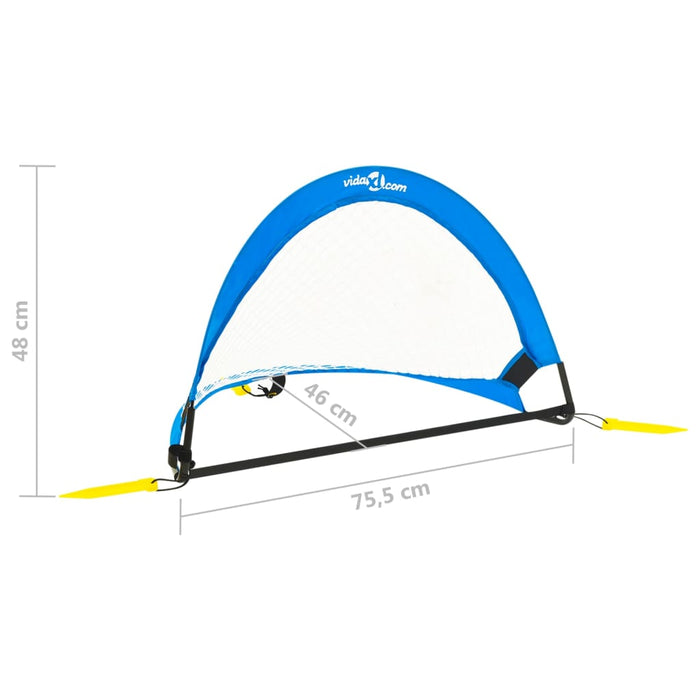 Porte da Calcio per Bambini 2 pz con Custodia 75,5x46x48 cm cod mxl 73368