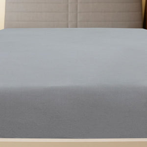 Lenzuolo con Angoli Jersey Grigio 160x200 cm Cotone cod mxl 69098